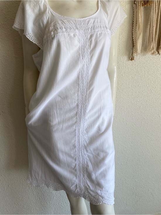 Old Navy Other - Old Navy 100% Cotton White Eyelet Embroidered Intimate Wear L